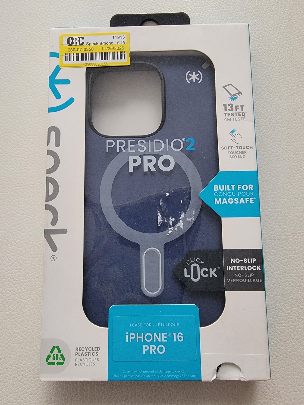 speck Presidio2 Pro iPhone 16 Pro Case - Navy